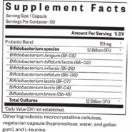 Alternative view of Probiota Bifidobacterium (formerly ProBiota Bifido) - 60 capsules