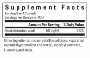 Alternative view of NIACIN - 100 CAPSULES