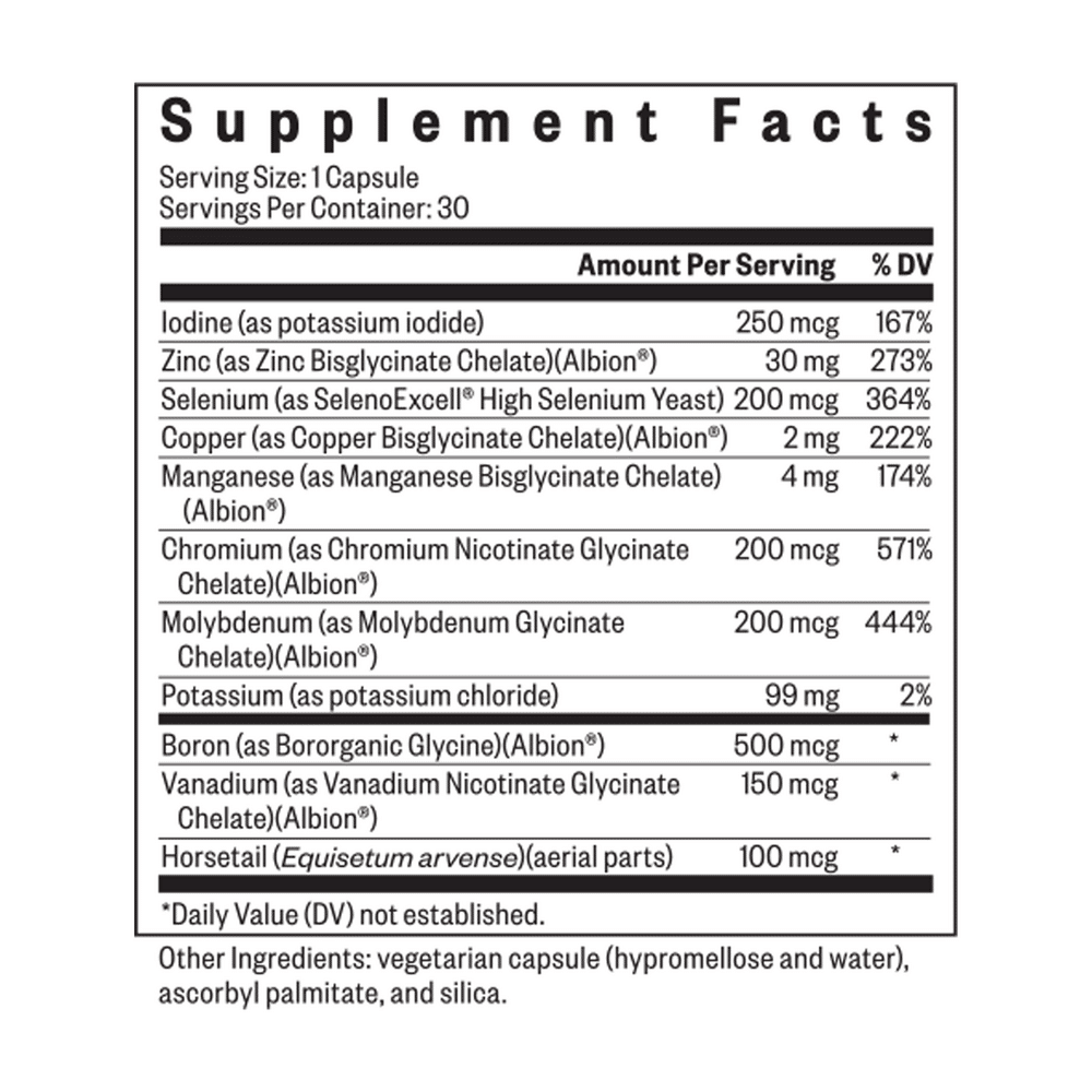 TRACE MINERALS COMPLEX - 30 CAPSULES - Image 2