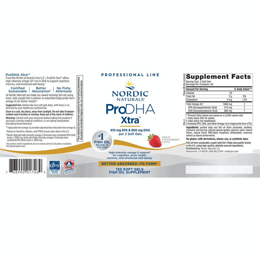 ProDHA Xtra 120 softgels - Image 3
